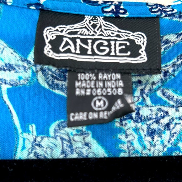 Angie Tropical Ocean Themed Print Top and Shorts Set - Picture 7 of 10